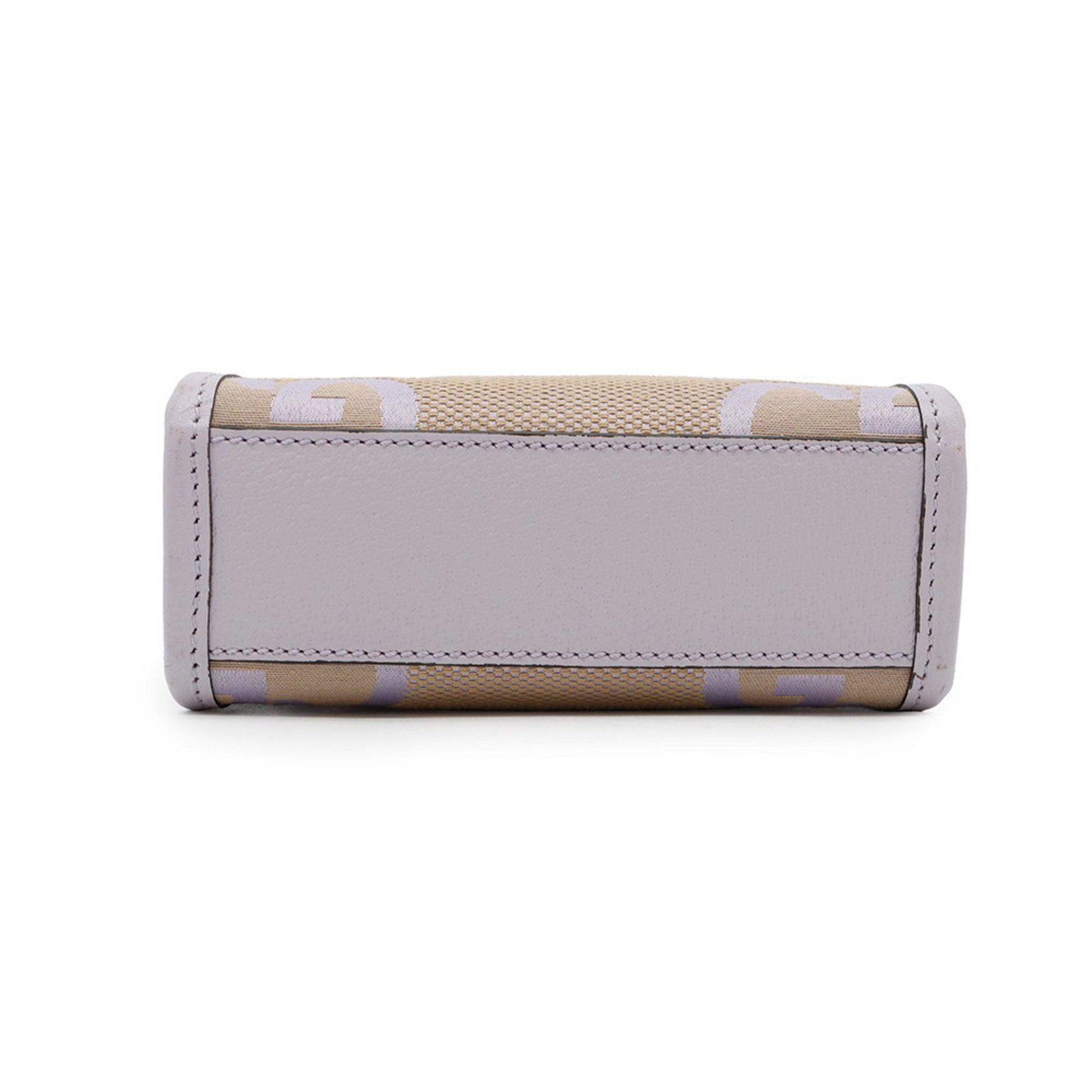 Gucci GG Jumbo, Purple, "CANVAS, LEATHER", handbag