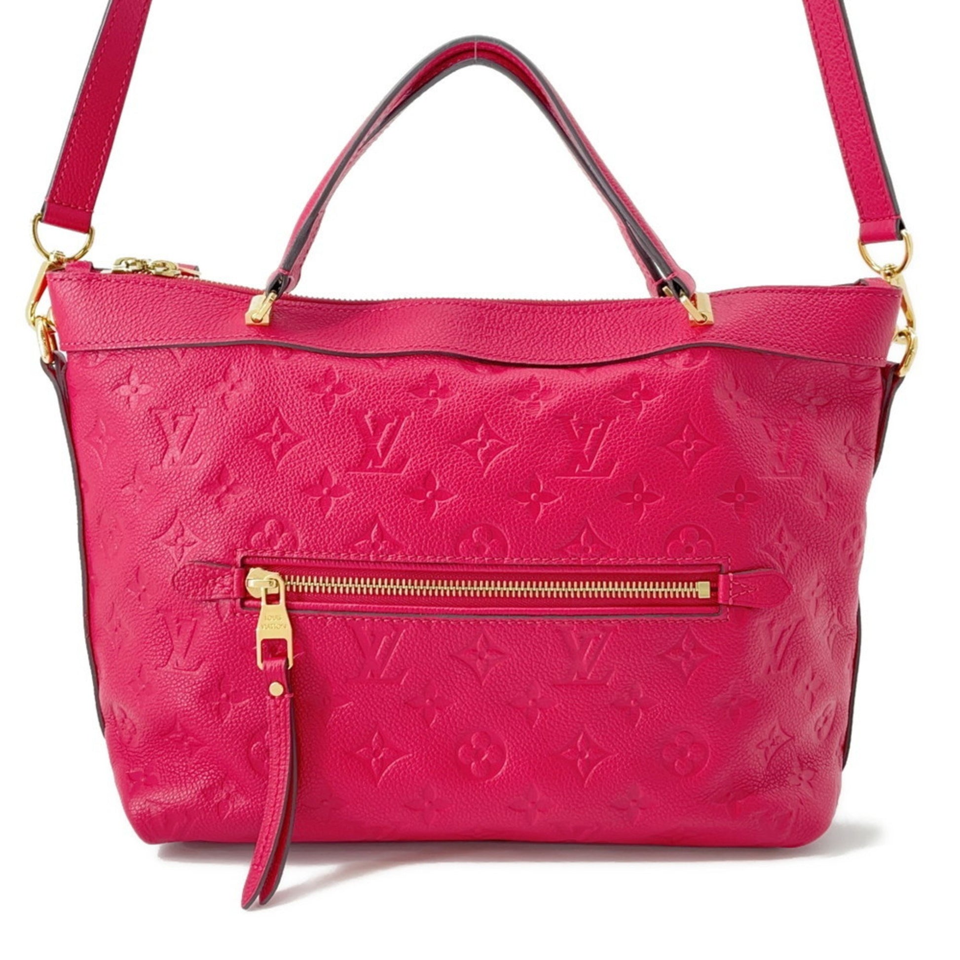 Louis Vuitton Bastille, Red, Canvas, handbag