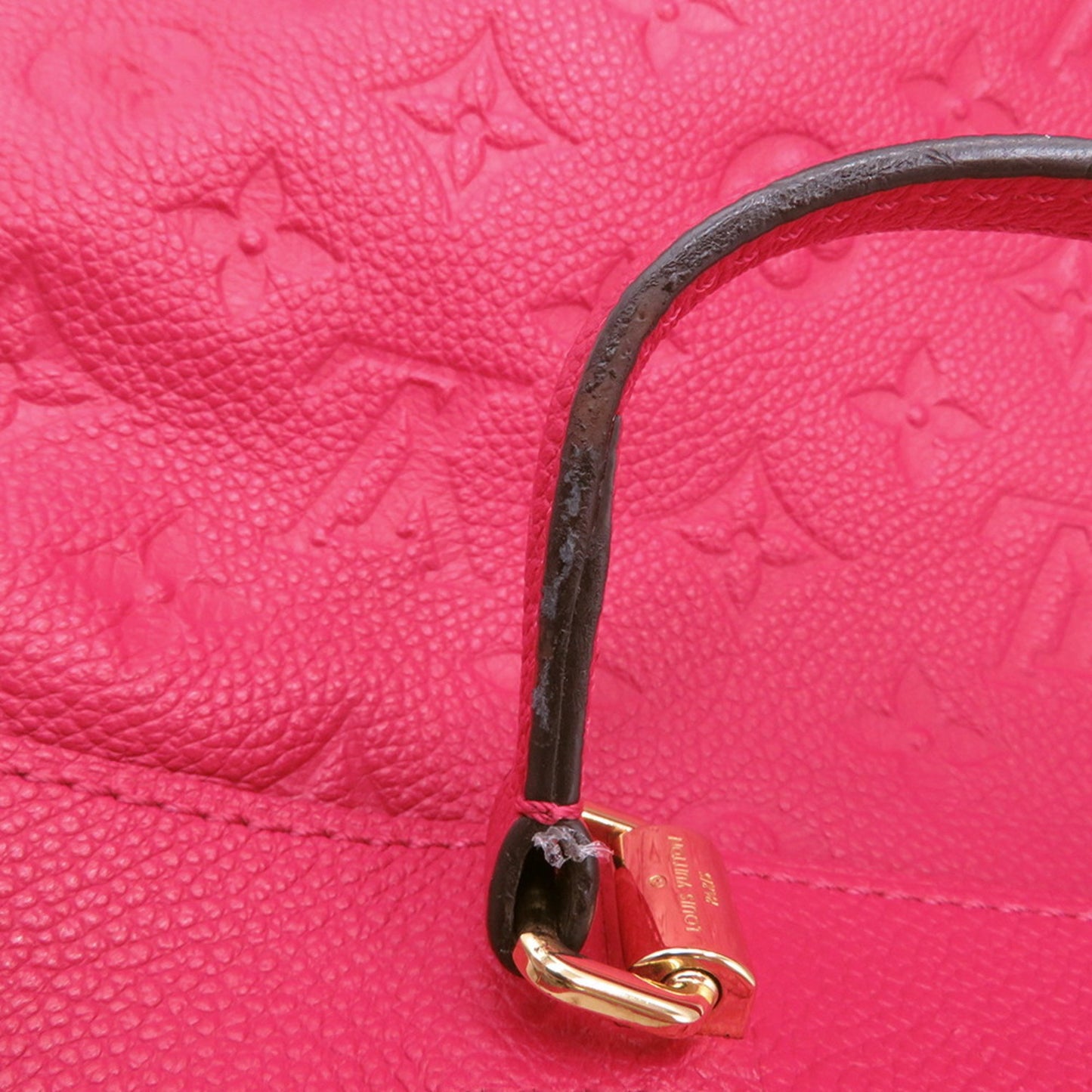Louis Vuitton Bastille, Red, Canvas, handbag