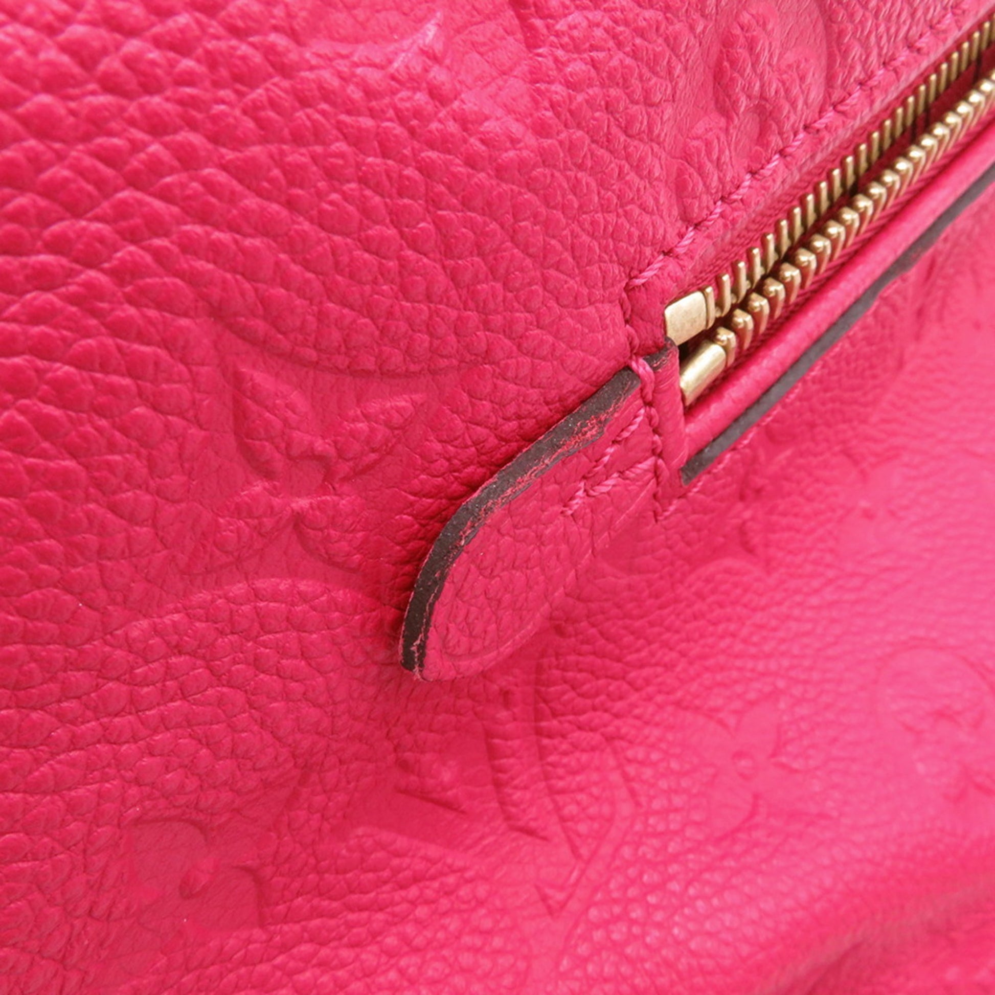 Louis Vuitton Bastille, Red, Canvas, handbag
