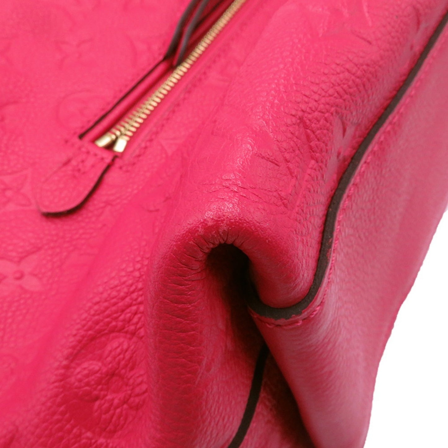 Louis Vuitton Bastille, Red, Canvas, handbag