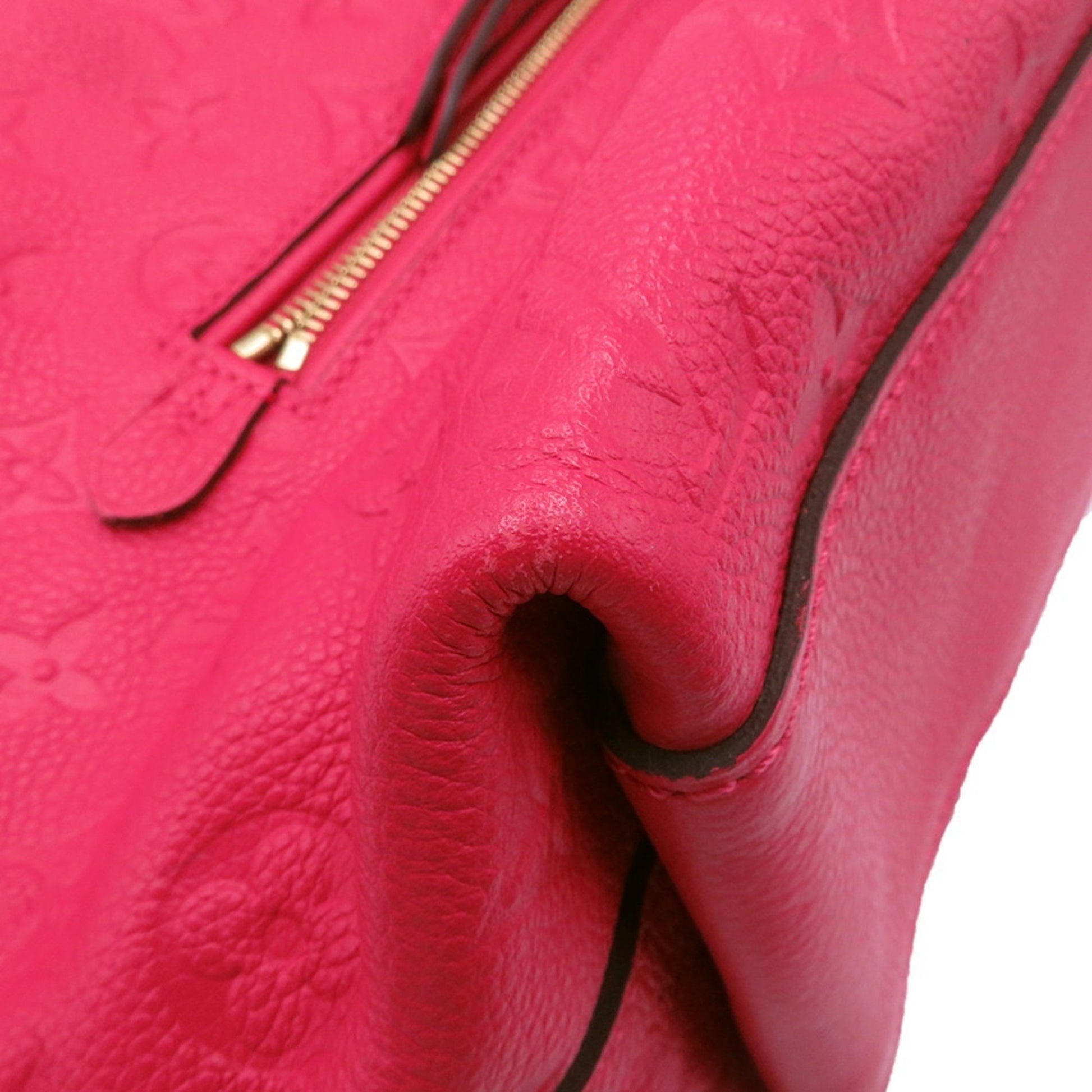 Louis Vuitton Bastille, Red, Canvas, handbag