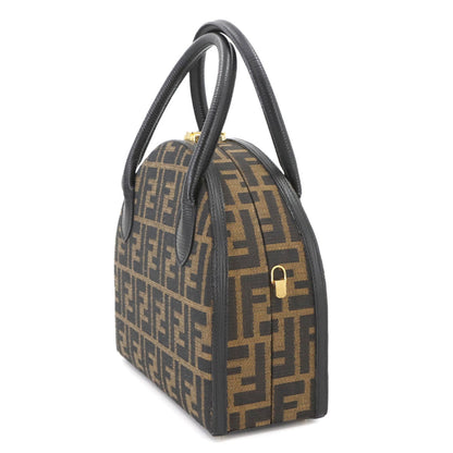 Fendi Zucca, Brown, Canvas, handbag