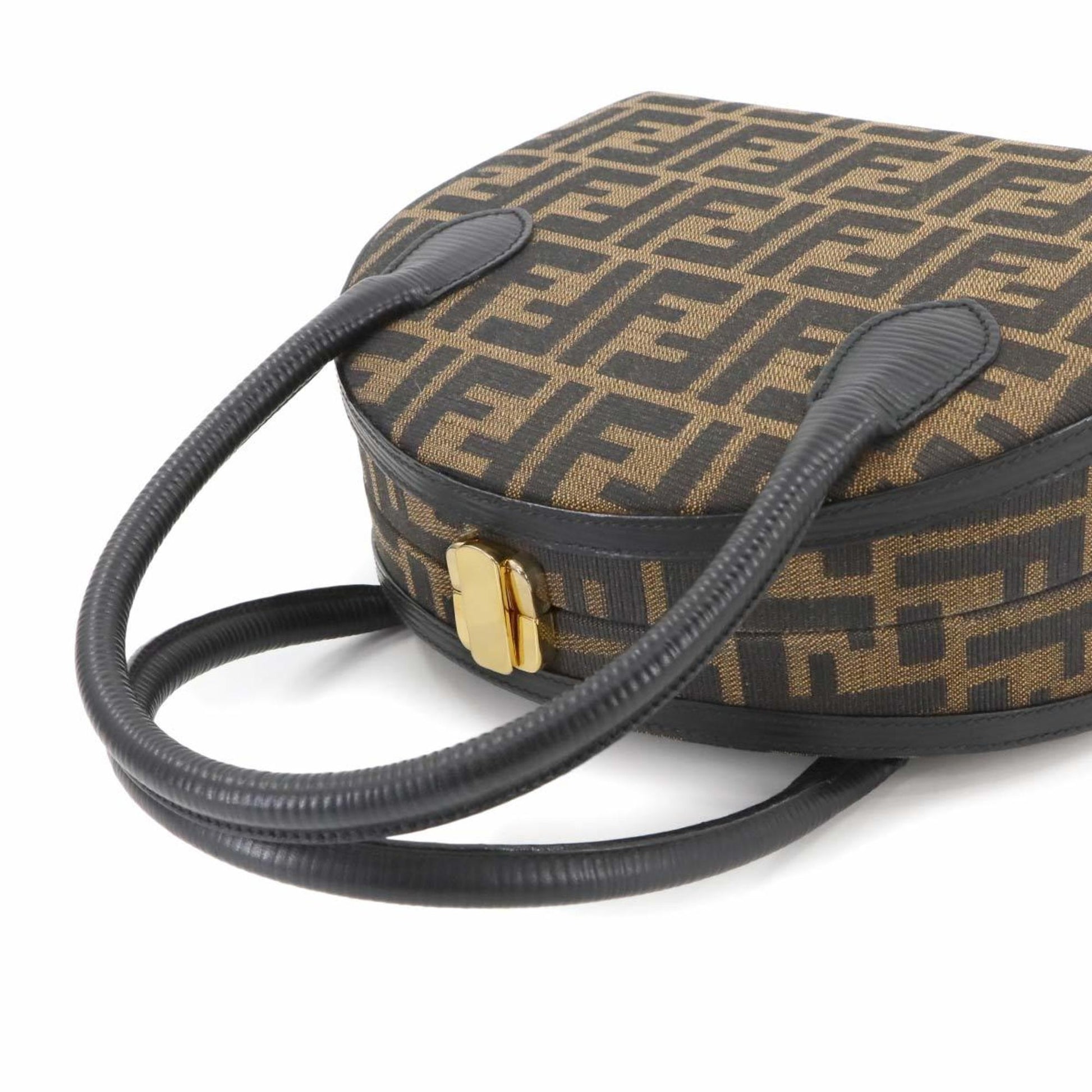 Fendi Zucca, Brown, Canvas, handbag