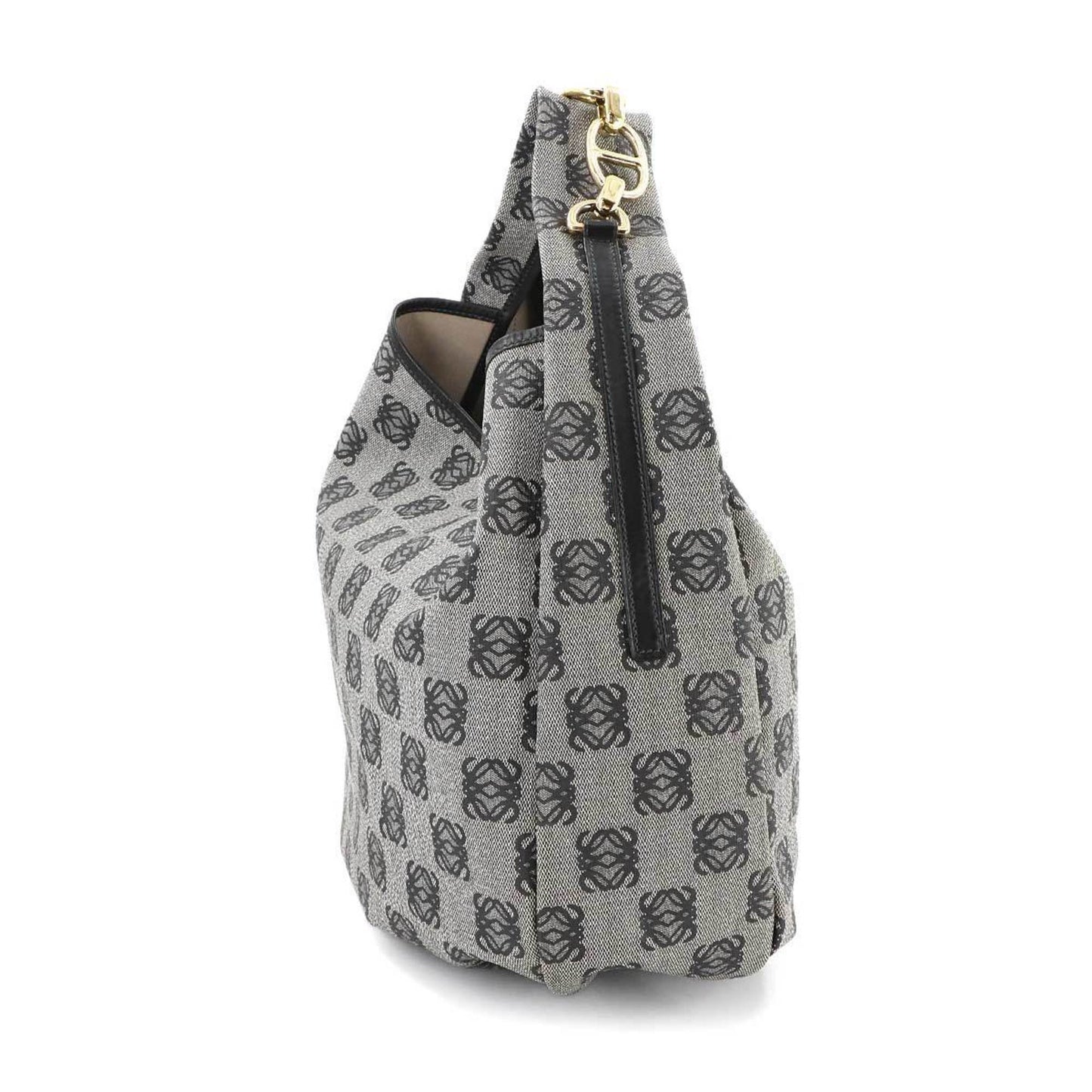 Loewe Anagram, Grey, Canvas, tote