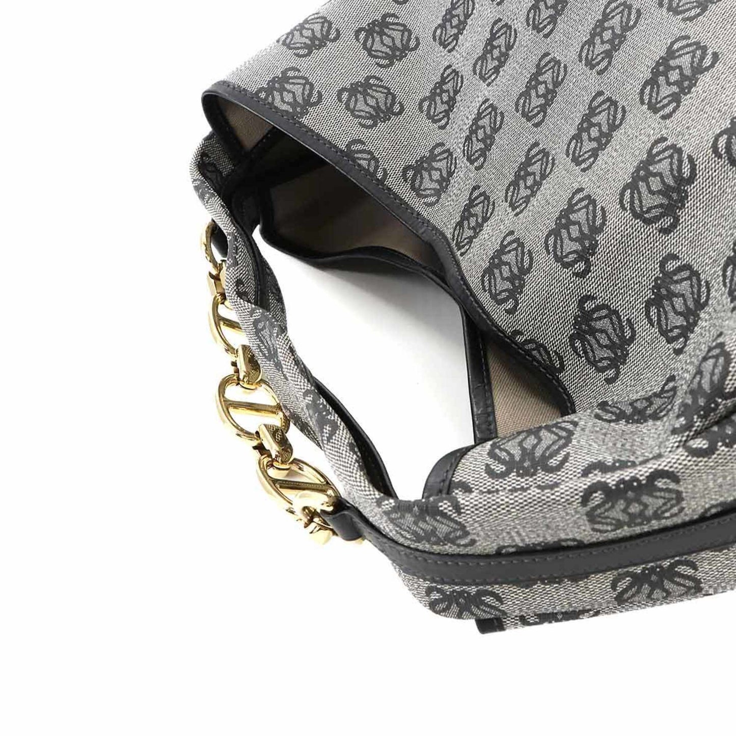 Loewe Anagram, Grey, Canvas, tote