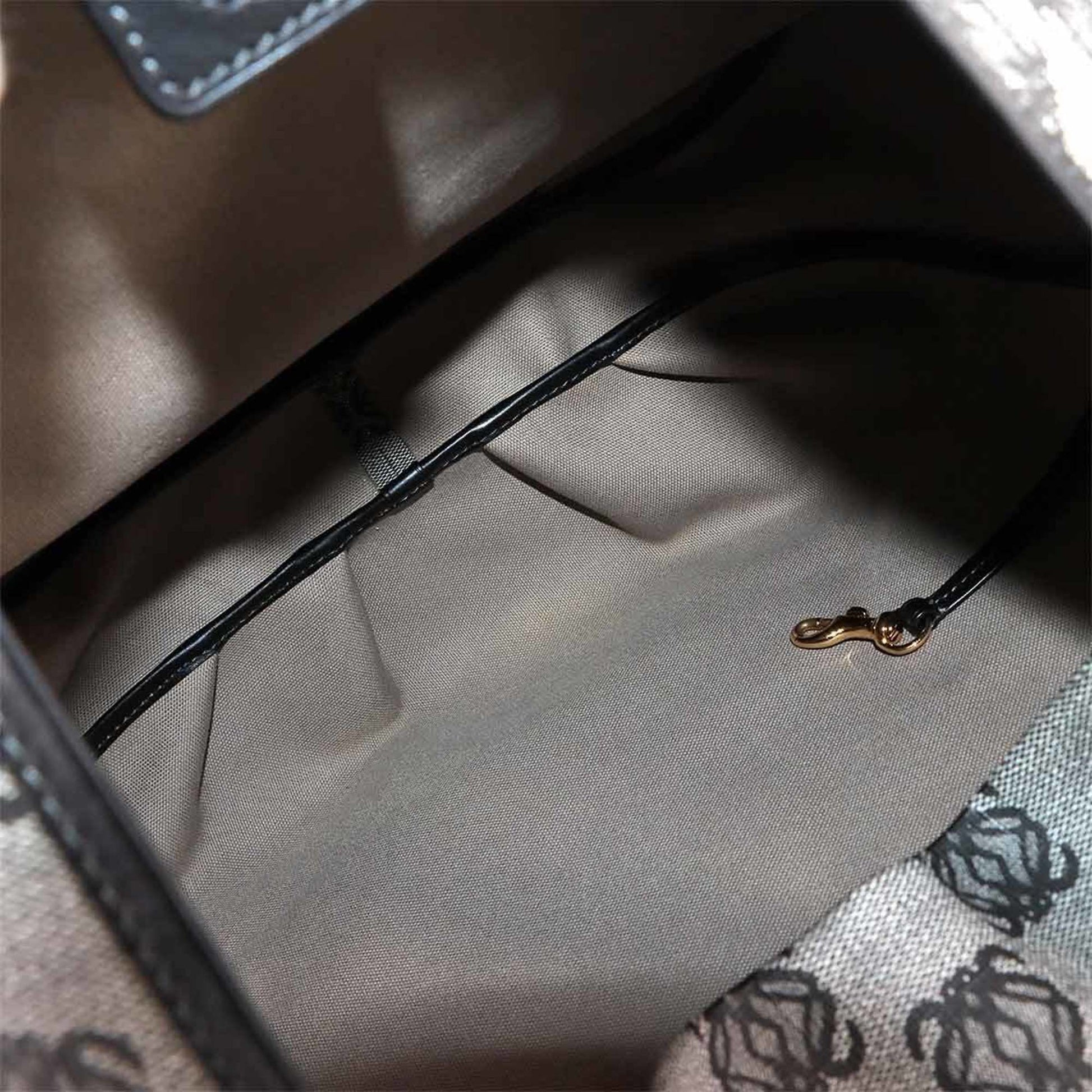 Loewe Anagram, Grey, Canvas, tote