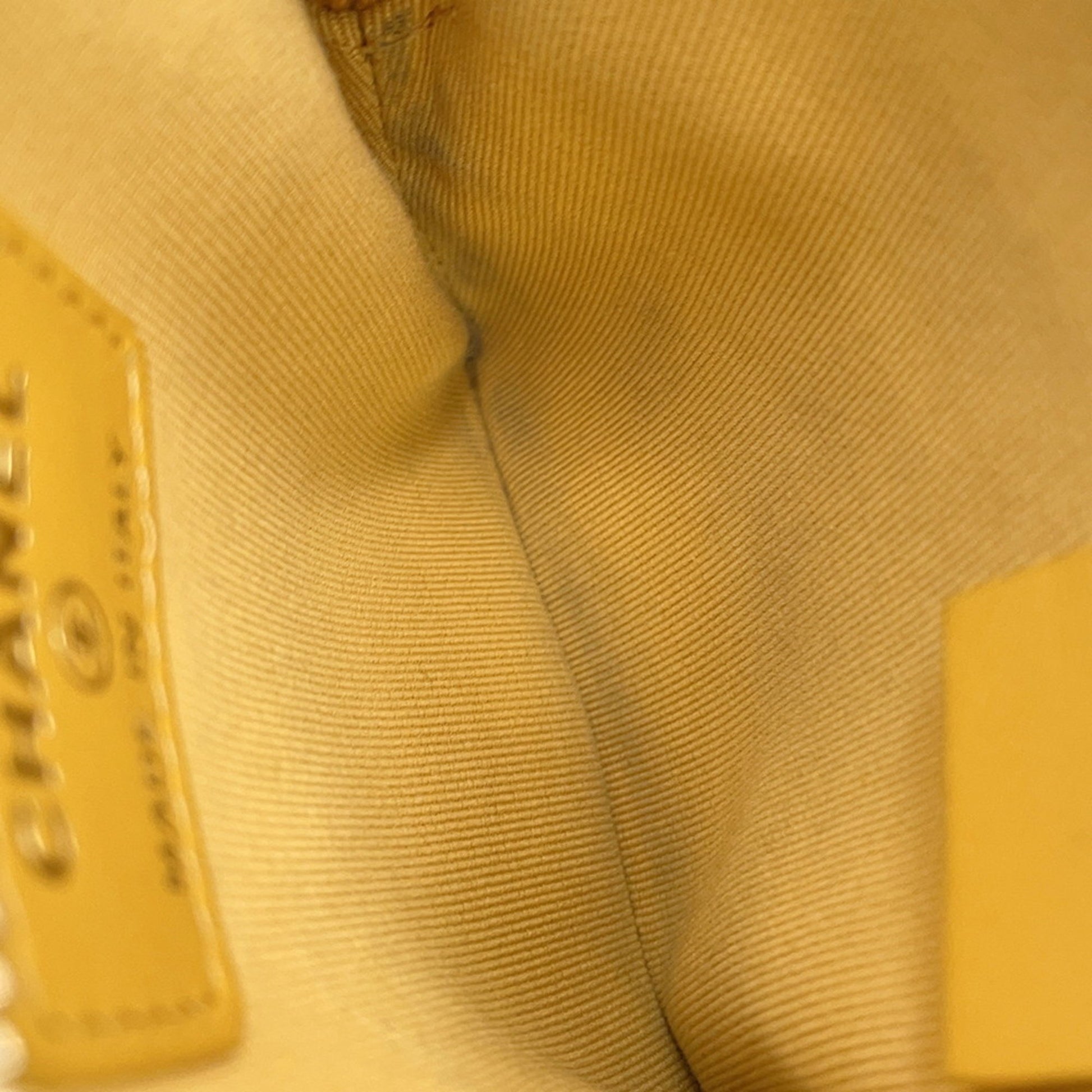 Chanel Porte carte, Yellow, Leather, wallet