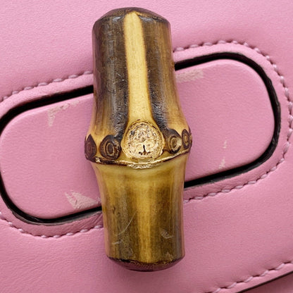 Gucci Bamboo, Pink, Leather, shoulder