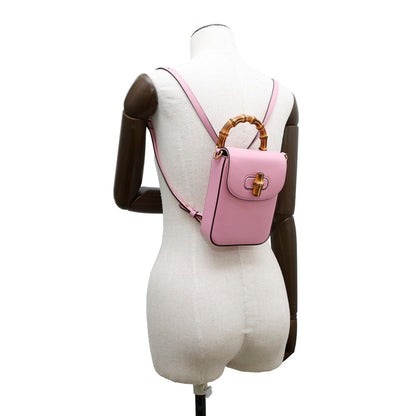 Gucci Bamboo, Pink, Leather, shoulder