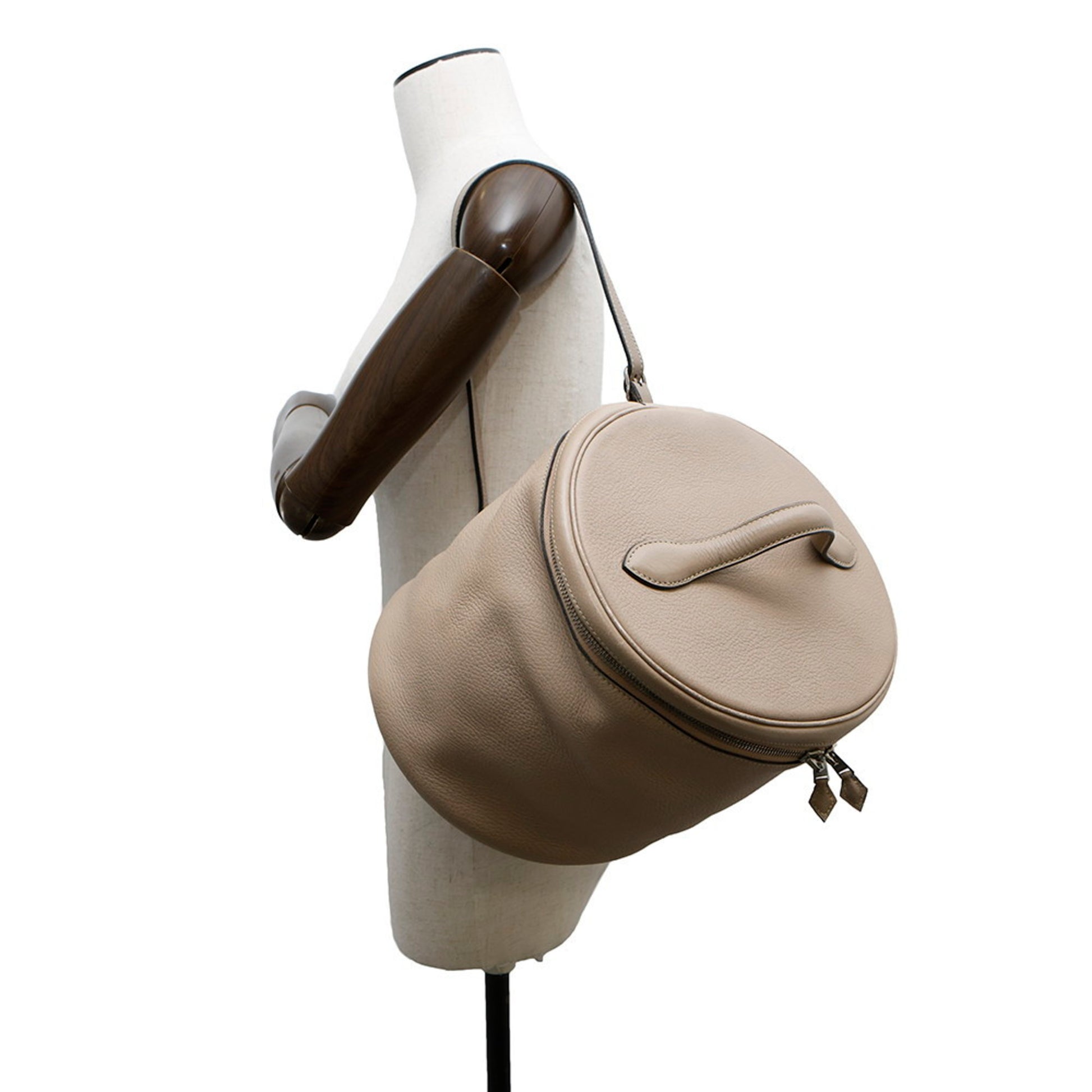Hermès InterCity, Beige, Leather, handbag