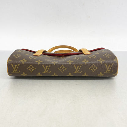 Louis Vuitton Sonatine, Brown, Canvas, handbag