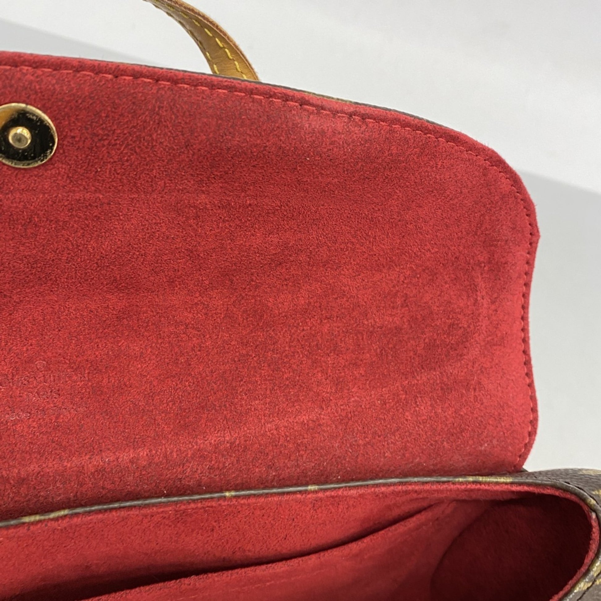 Louis Vuitton Sonatine, Brown, Canvas, handbag