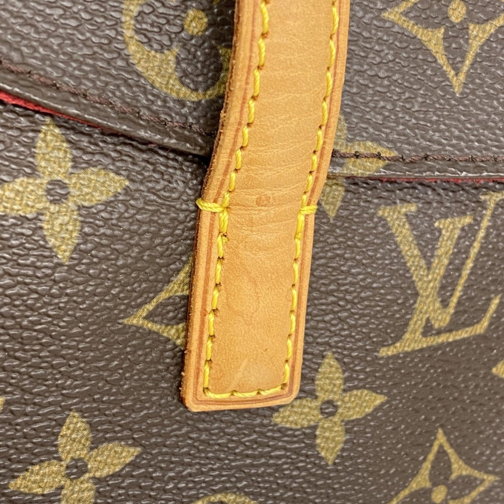 Louis Vuitton Sonatine, Brown, Canvas, handbag