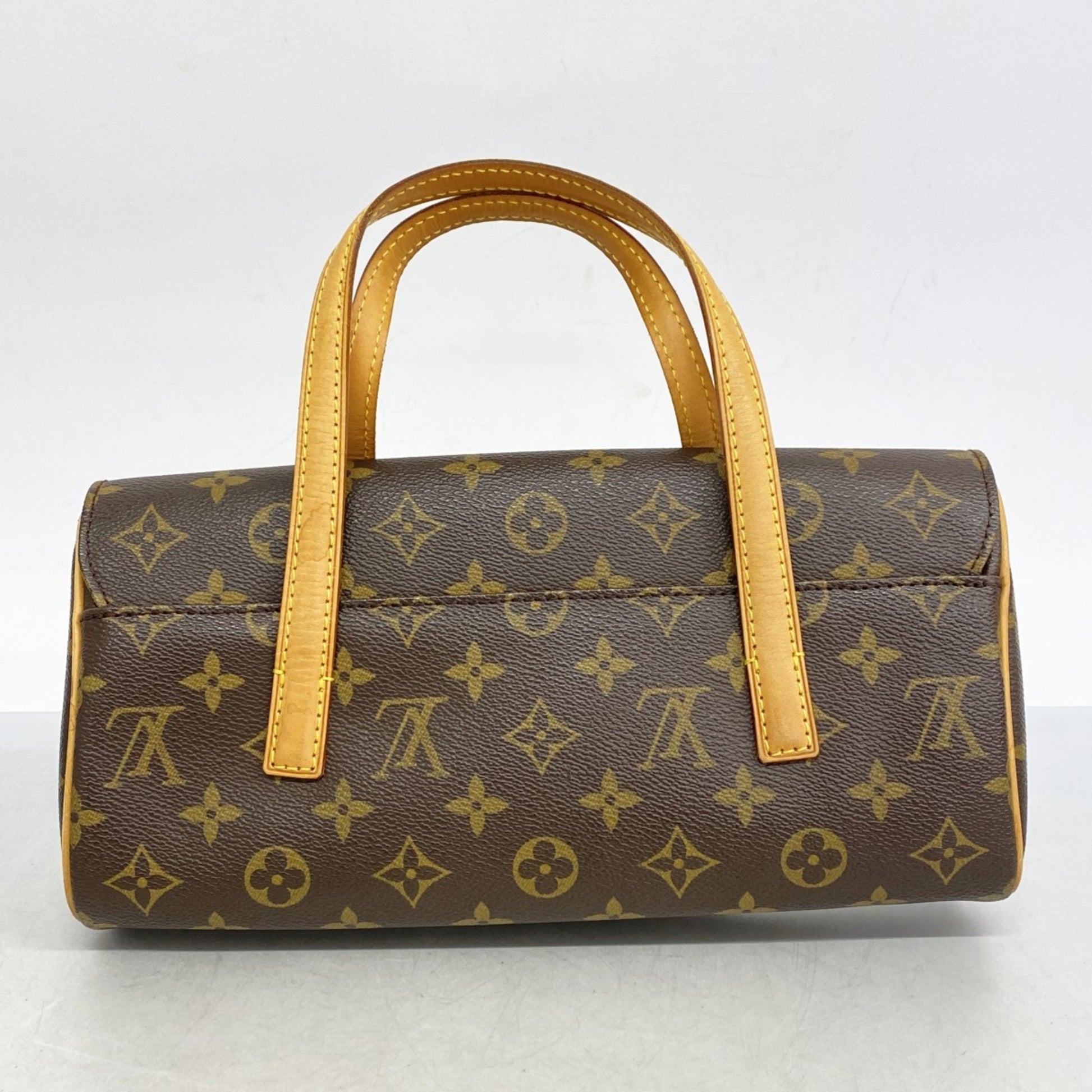 Louis Vuitton Sonatine, Brown, Canvas, handbag