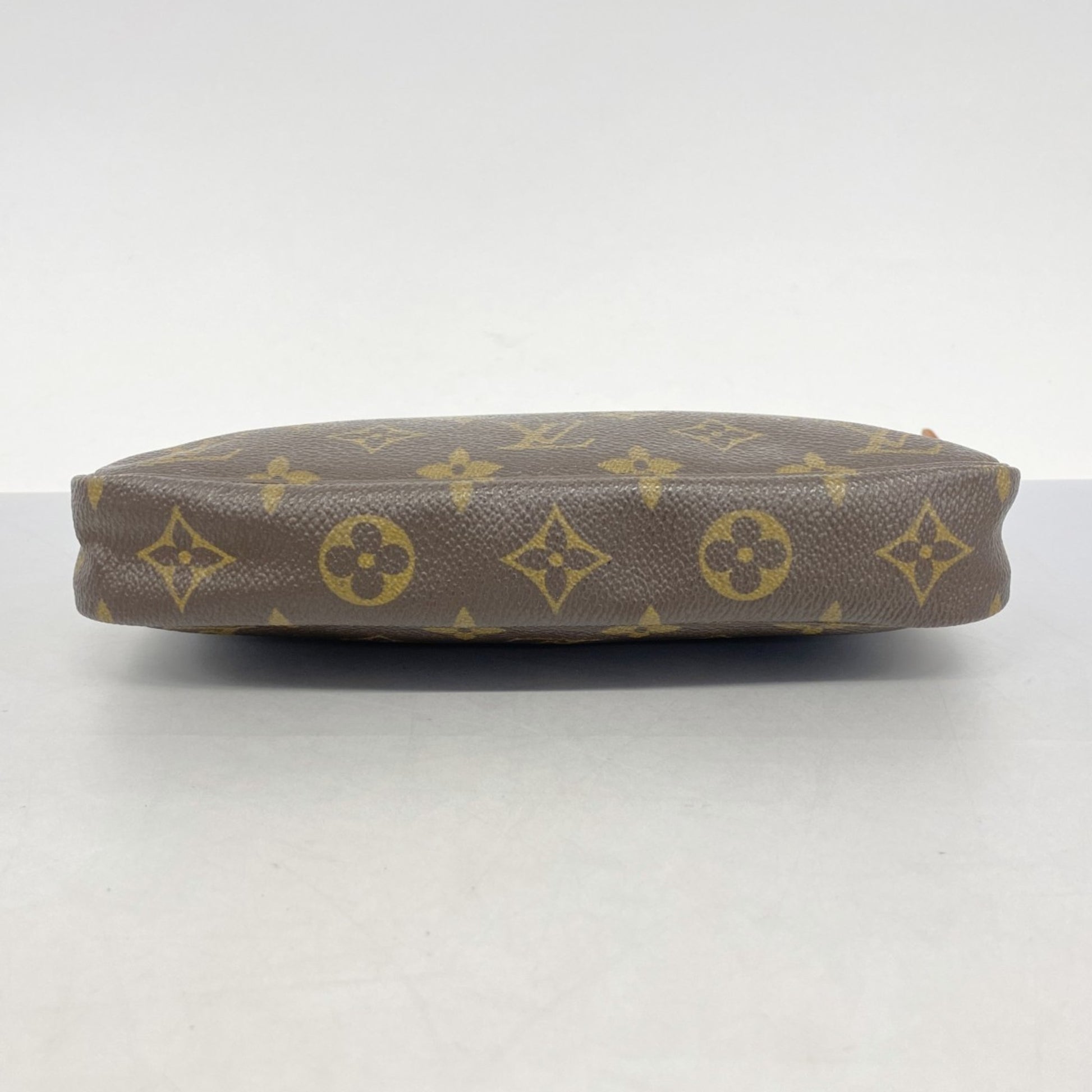 Louis Vuitton Pochette Accessoire, Brown, Canvas, clutch
