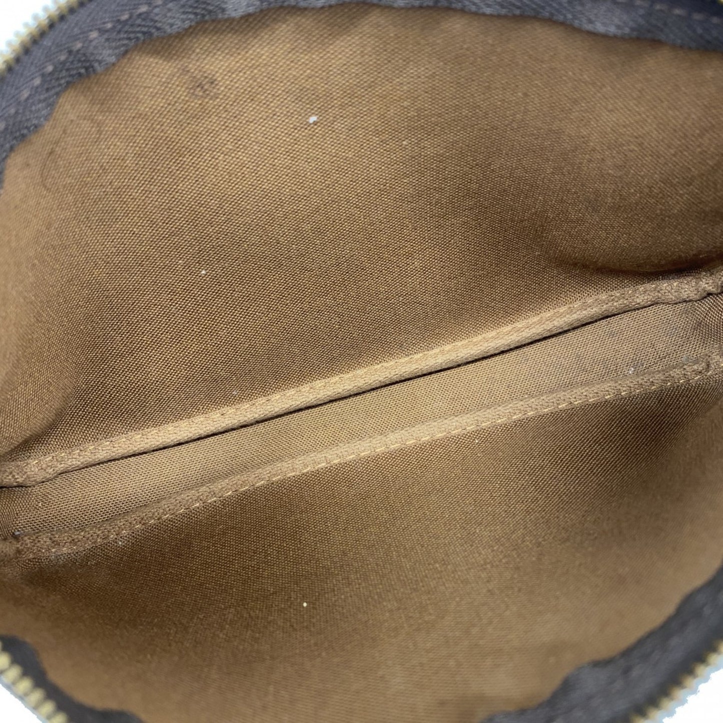 Louis Vuitton Pochette Accessoire, Brown, Canvas, clutch