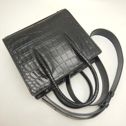 Christian Louboutin Paloma, Black, Leather, handbag
