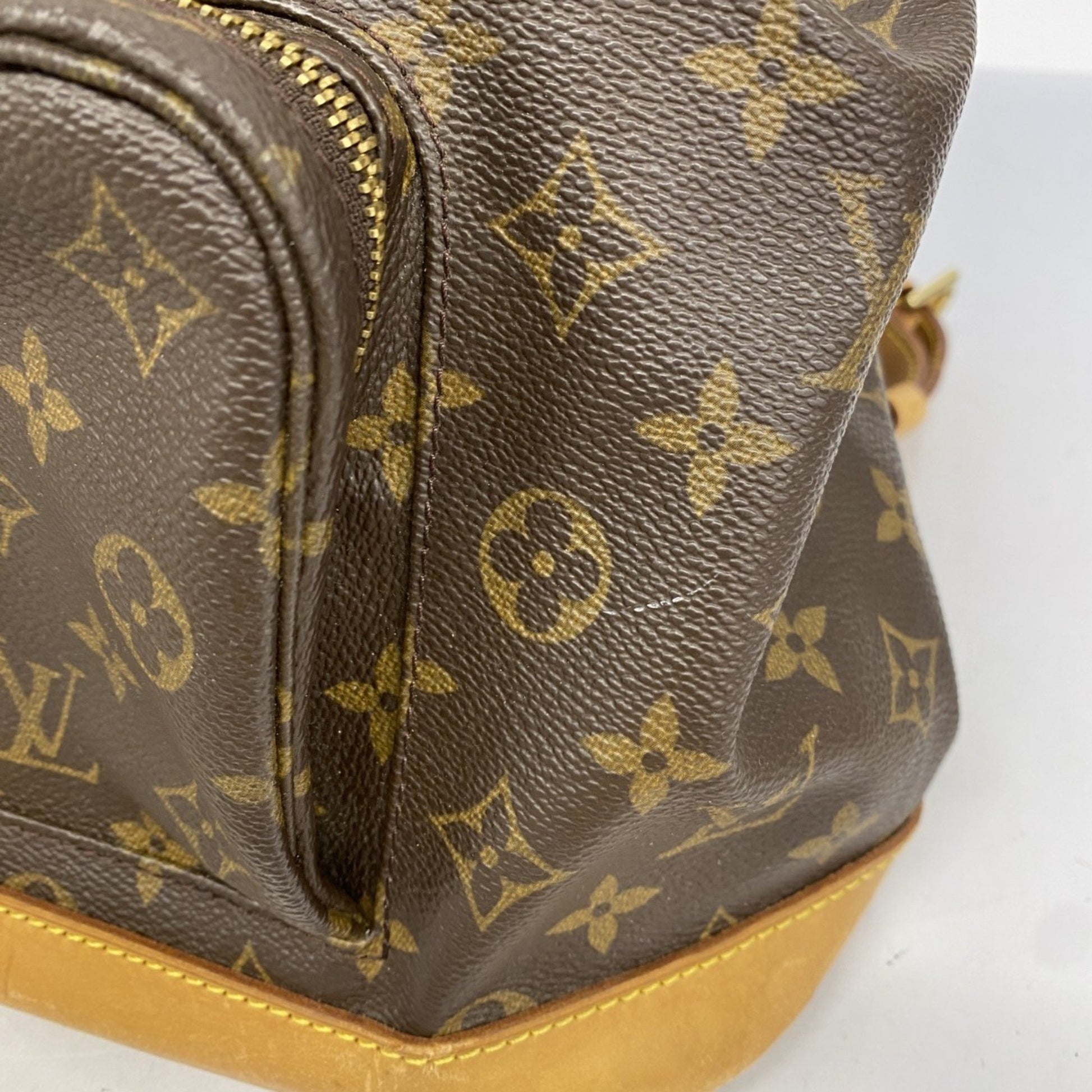 Louis Vuitton Montsouris GM, Brown, Canvas, backpack