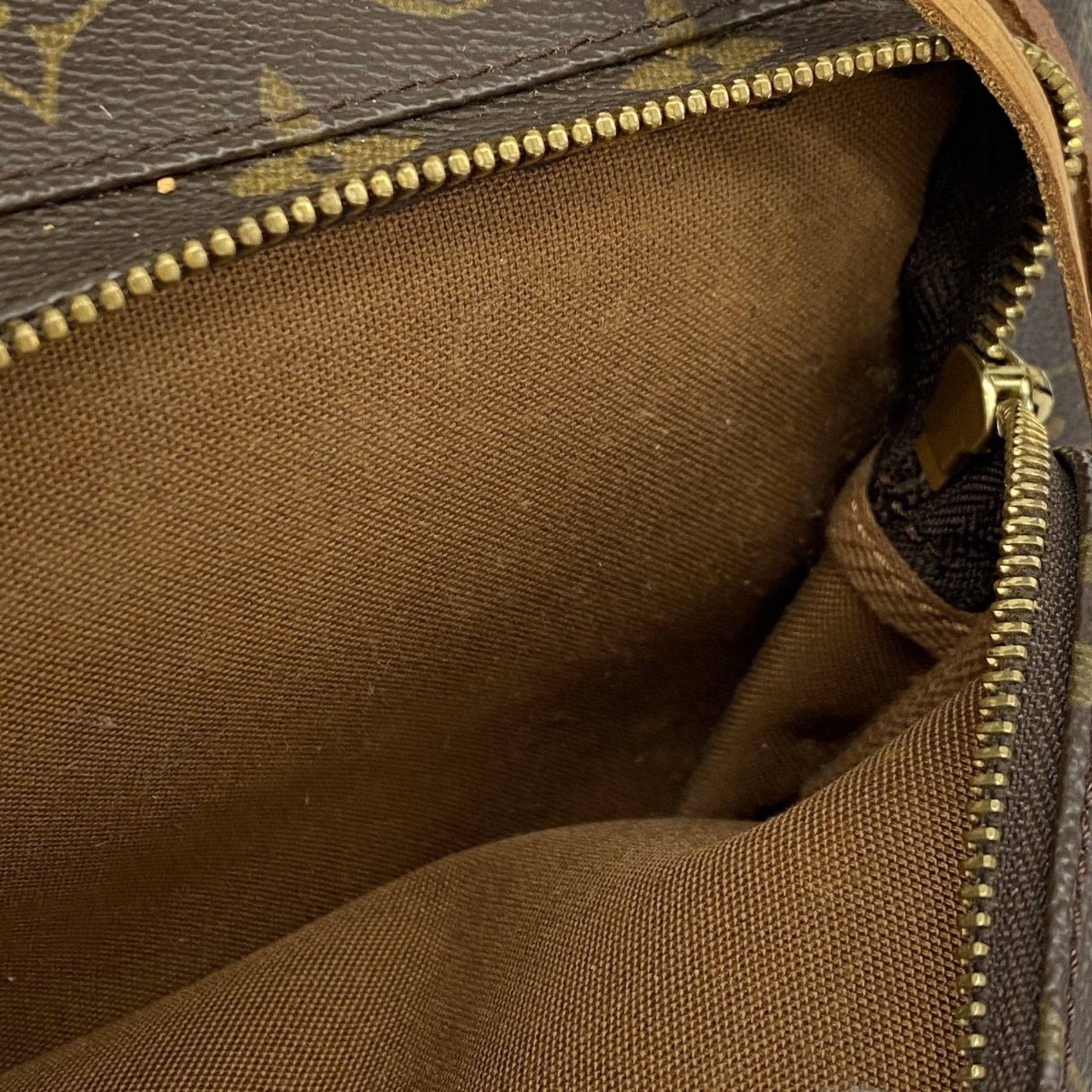 Louis Vuitton Montsouris GM, Brown, Canvas, backpack