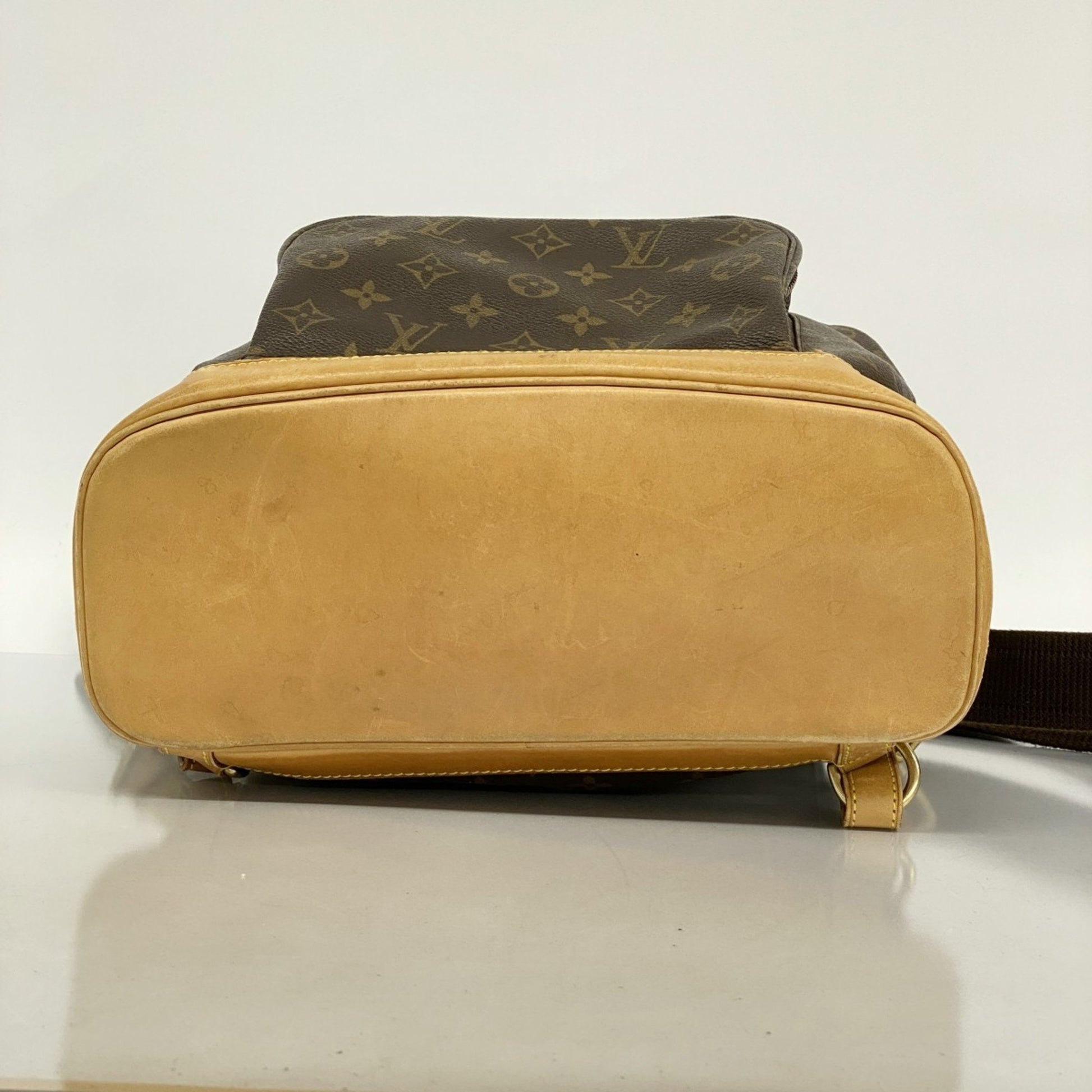 Louis Vuitton Montsouris GM, Brown, Canvas, backpack
