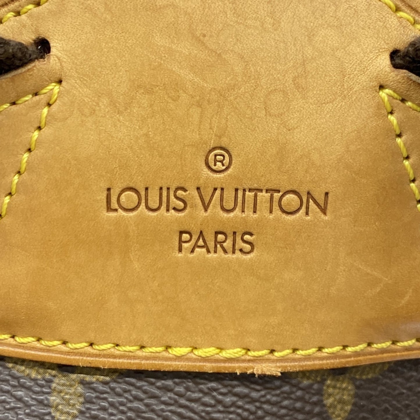 Louis Vuitton Montsouris GM, Brown, Canvas, backpack