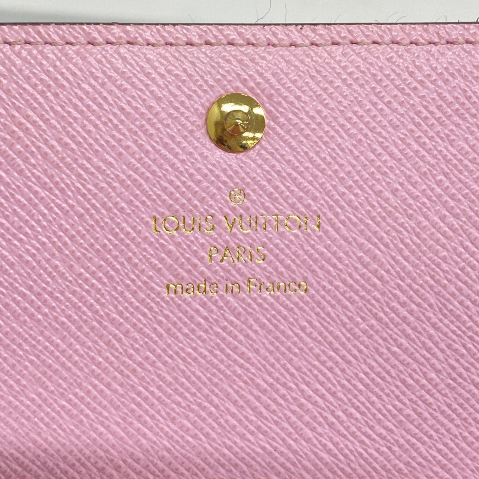 Louis Vuitton Sarah, Brown, Canvas, wallet