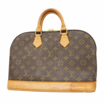 Louis Vuitton Alma, Brown, Canvas, handbag