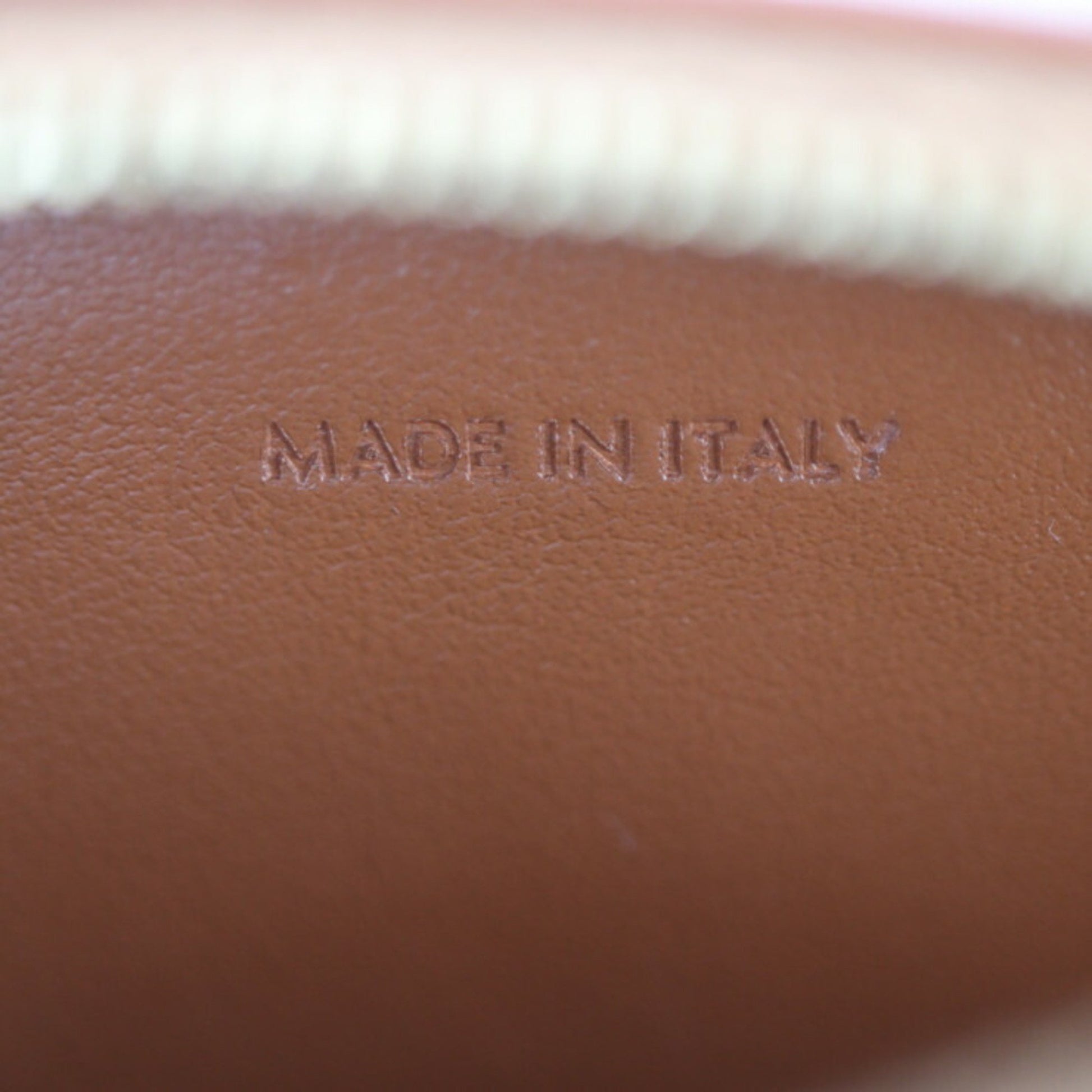 Céline Triomphe, Brown, Leather, shoulder