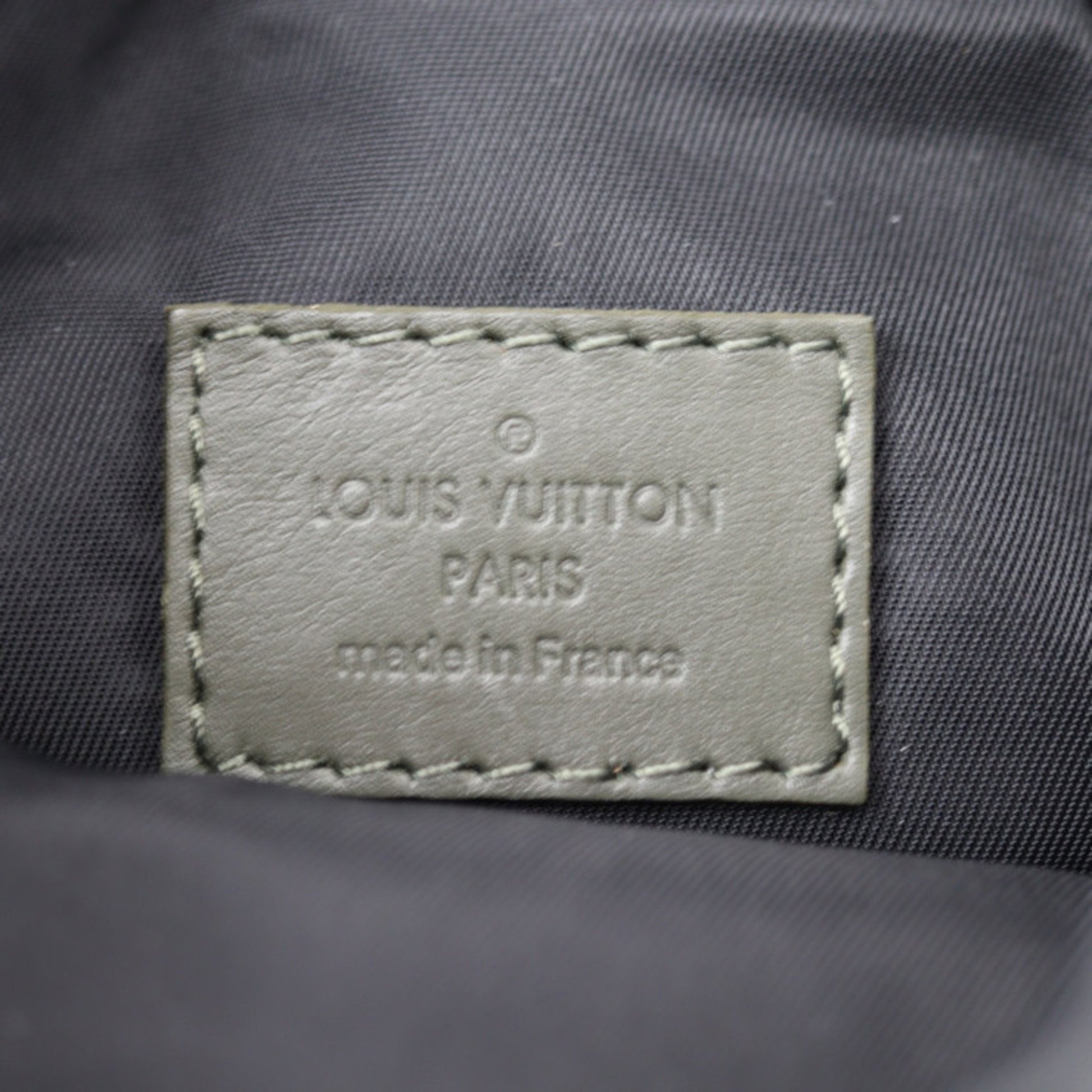 Louis Vuitton Shadow, Black, Leather, shoulder