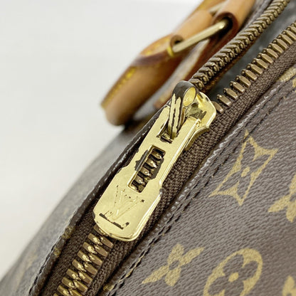 Louis Vuitton Alma, Brown, Canvas, handbag