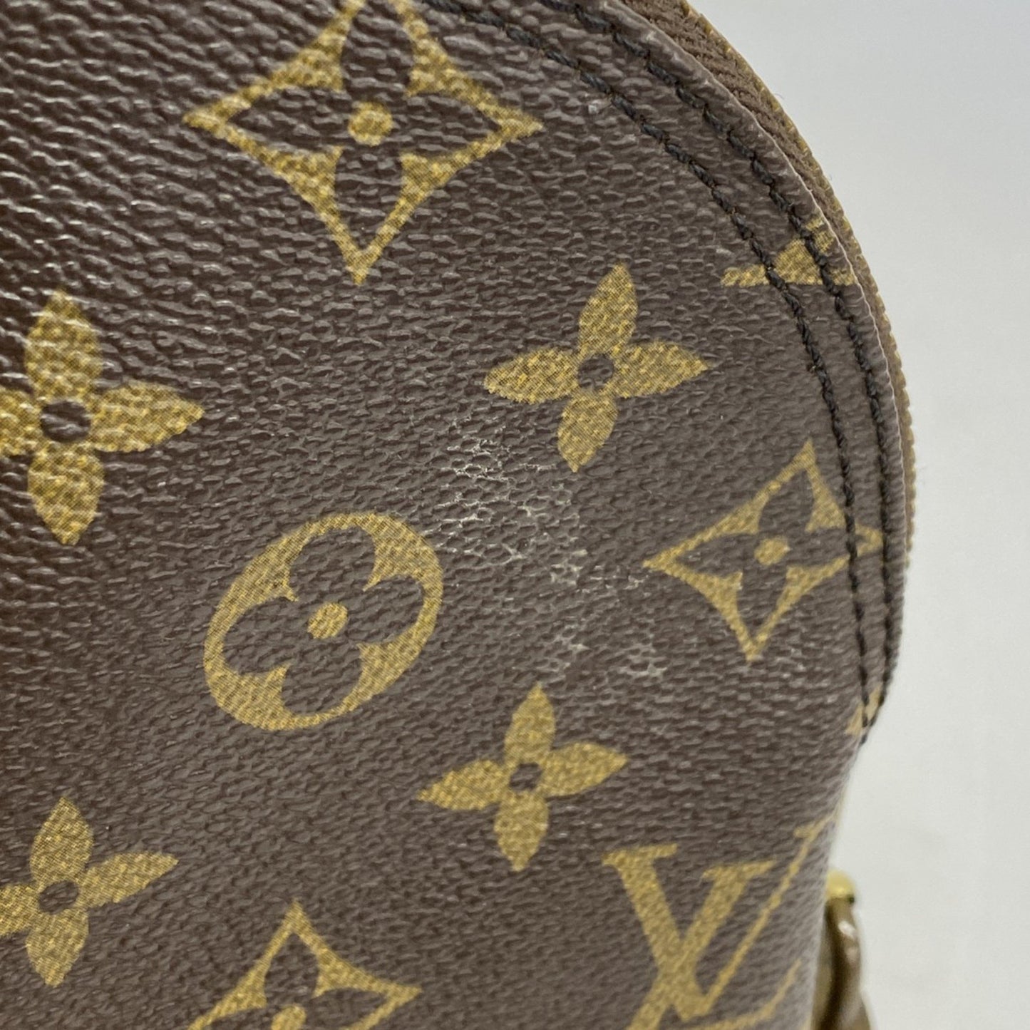 Louis Vuitton Alma, Brown, Canvas, handbag