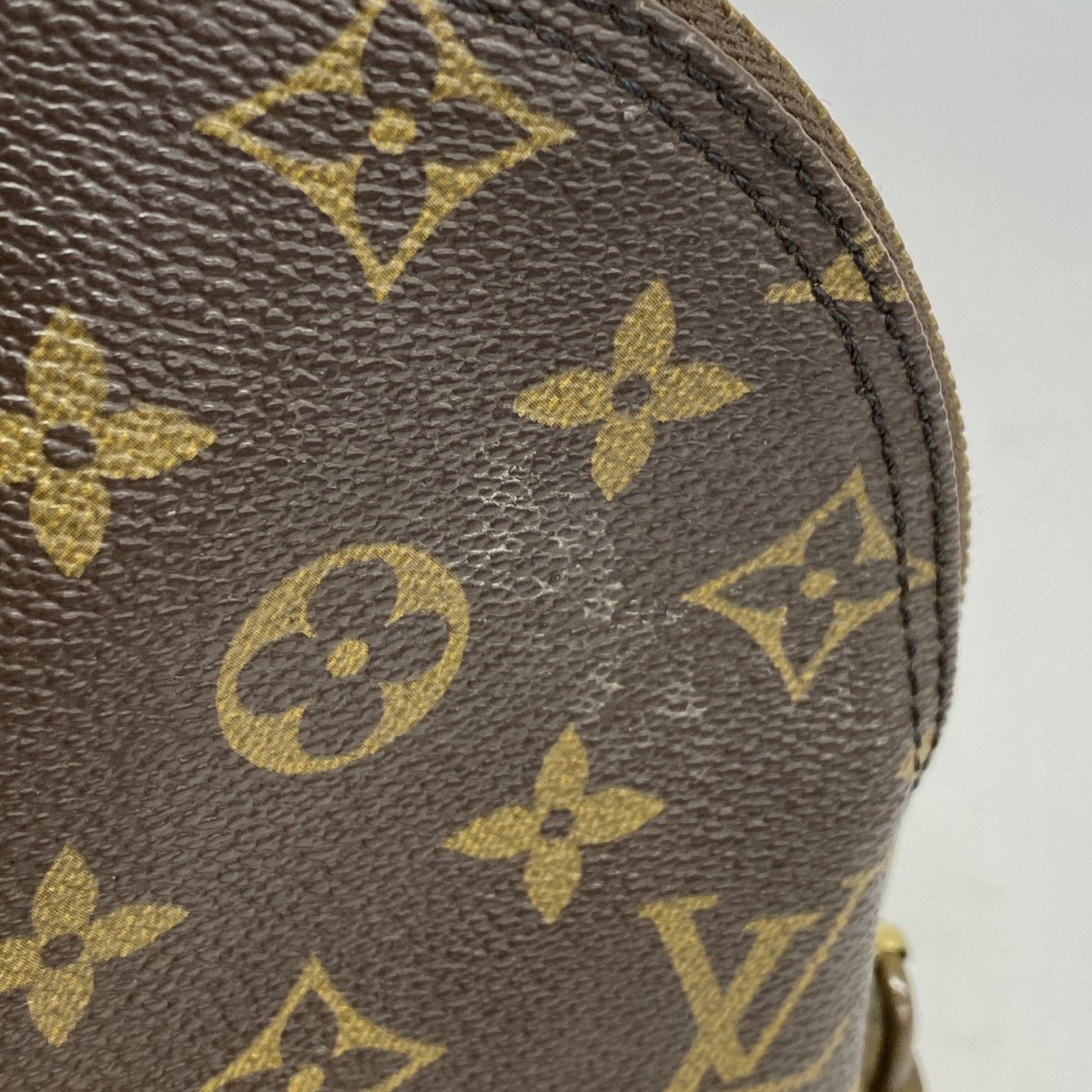 Louis Vuitton Alma, Brown, Canvas, handbag