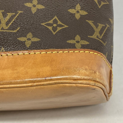 Louis Vuitton Alma, Brown, Canvas, handbag