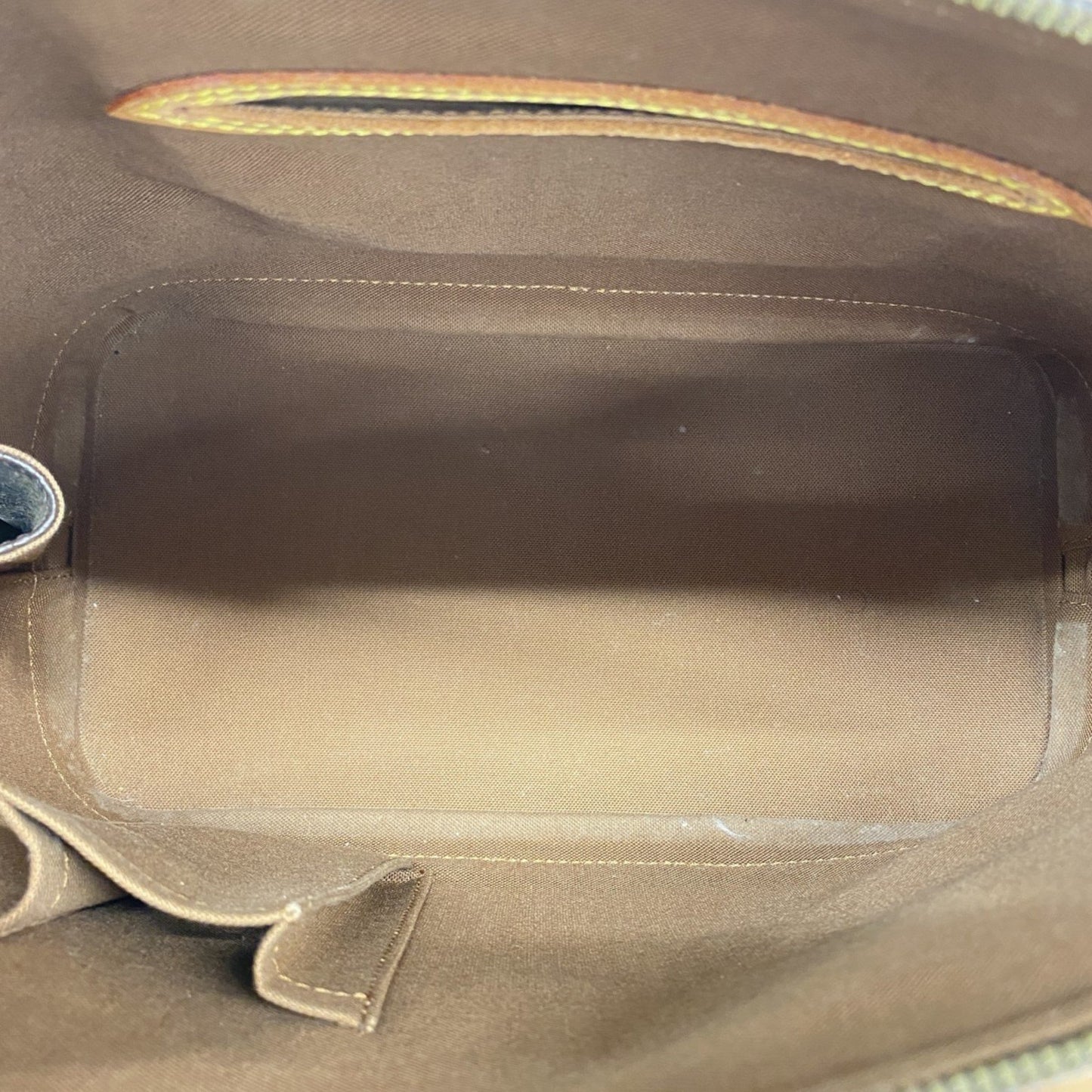 Louis Vuitton Alma, Brown, Canvas, handbag