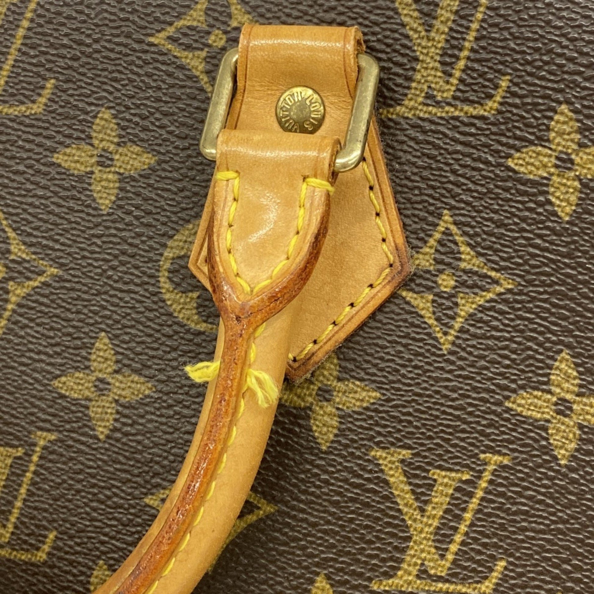 Louis Vuitton Alma, Brown, Canvas, handbag