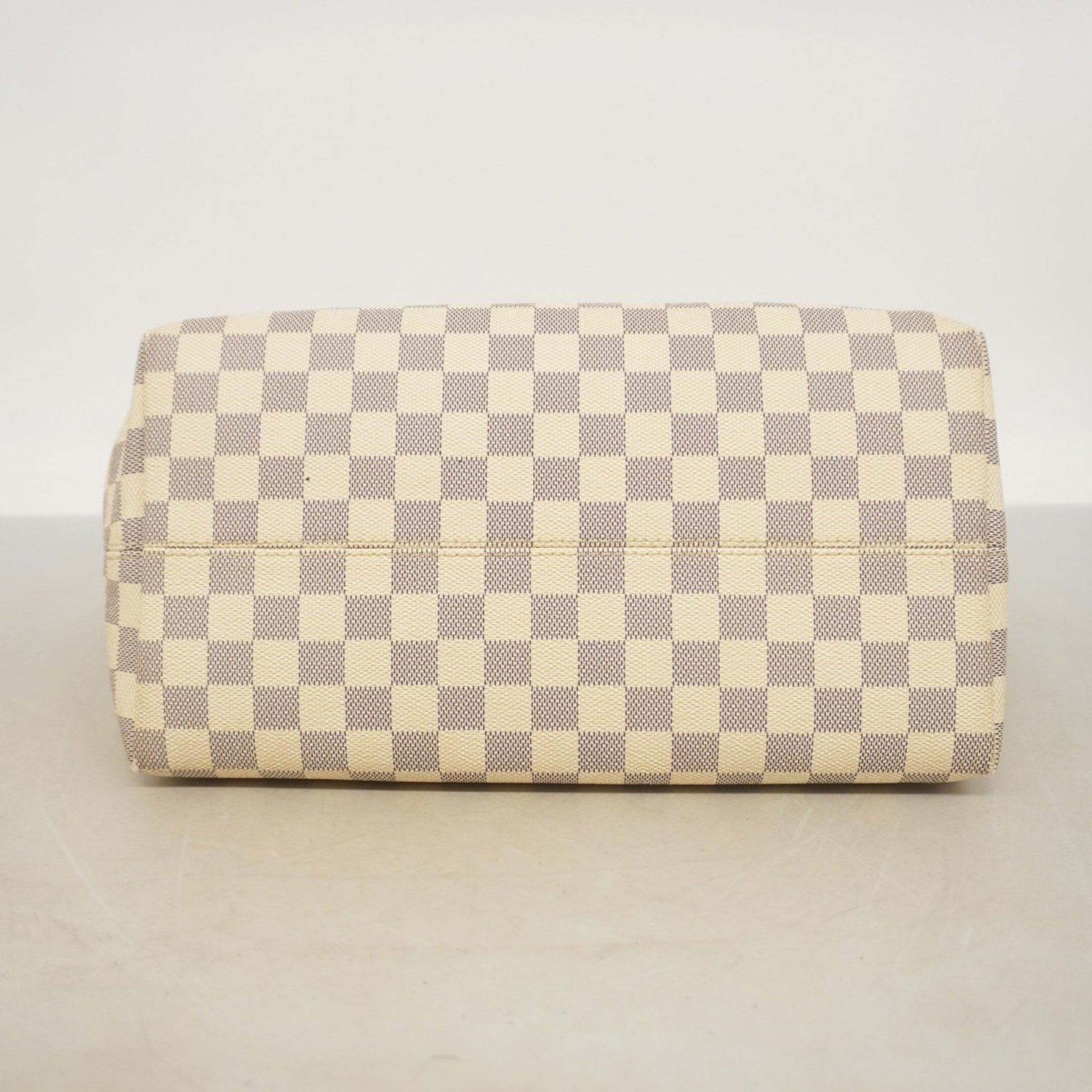 Louis Vuitton Lena PM, White, Canvas, tote