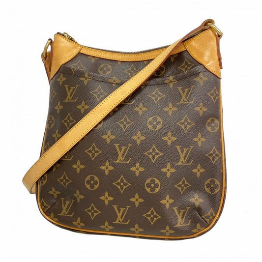 Louis Vuitton Odéon, Brown, Canvas, shoulder