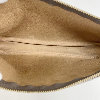 Louis Vuitton Pochette Accessoire, Brown, Canvas, clutch