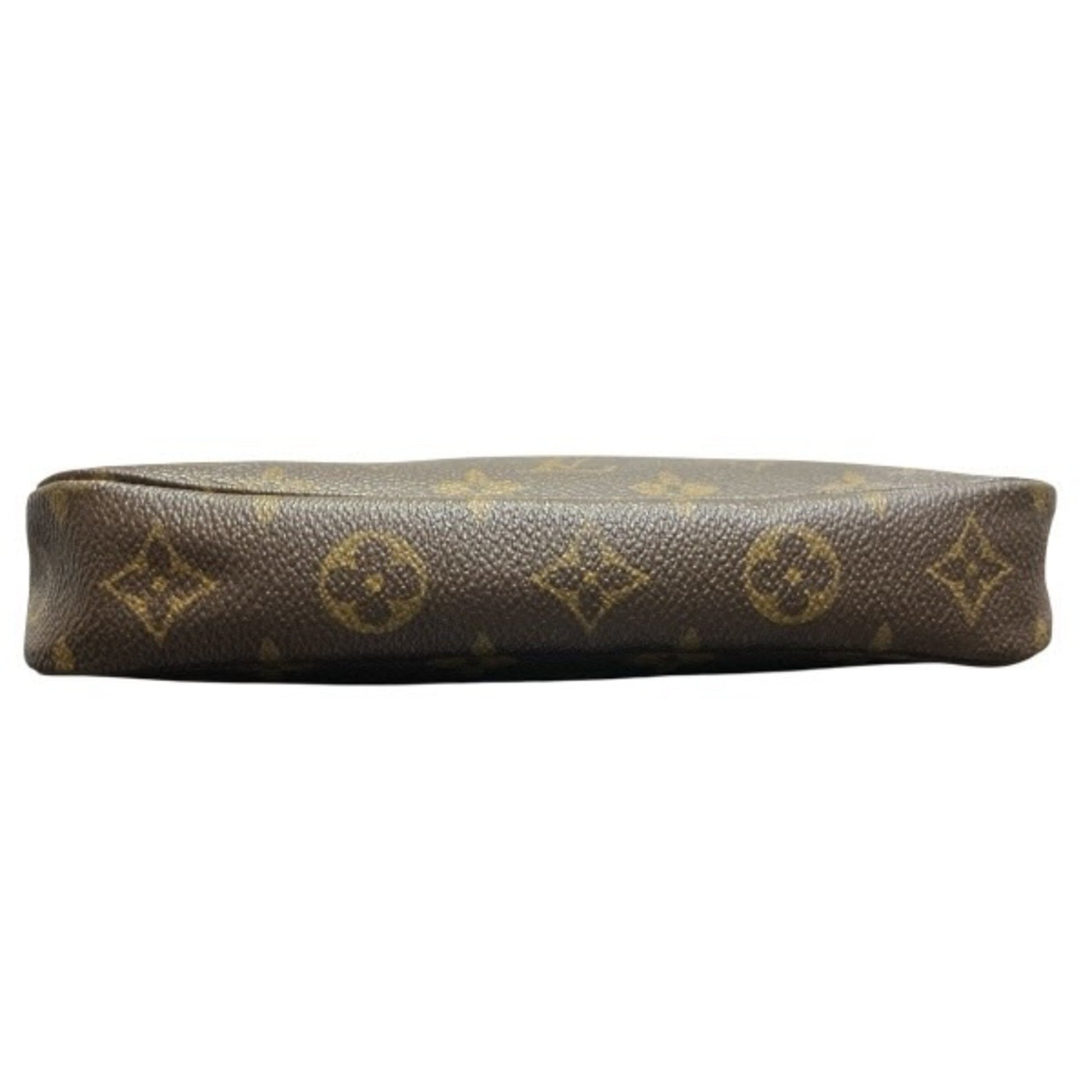 Louis Vuitton Pochette Accessoire, Brown, Canvas, clutch