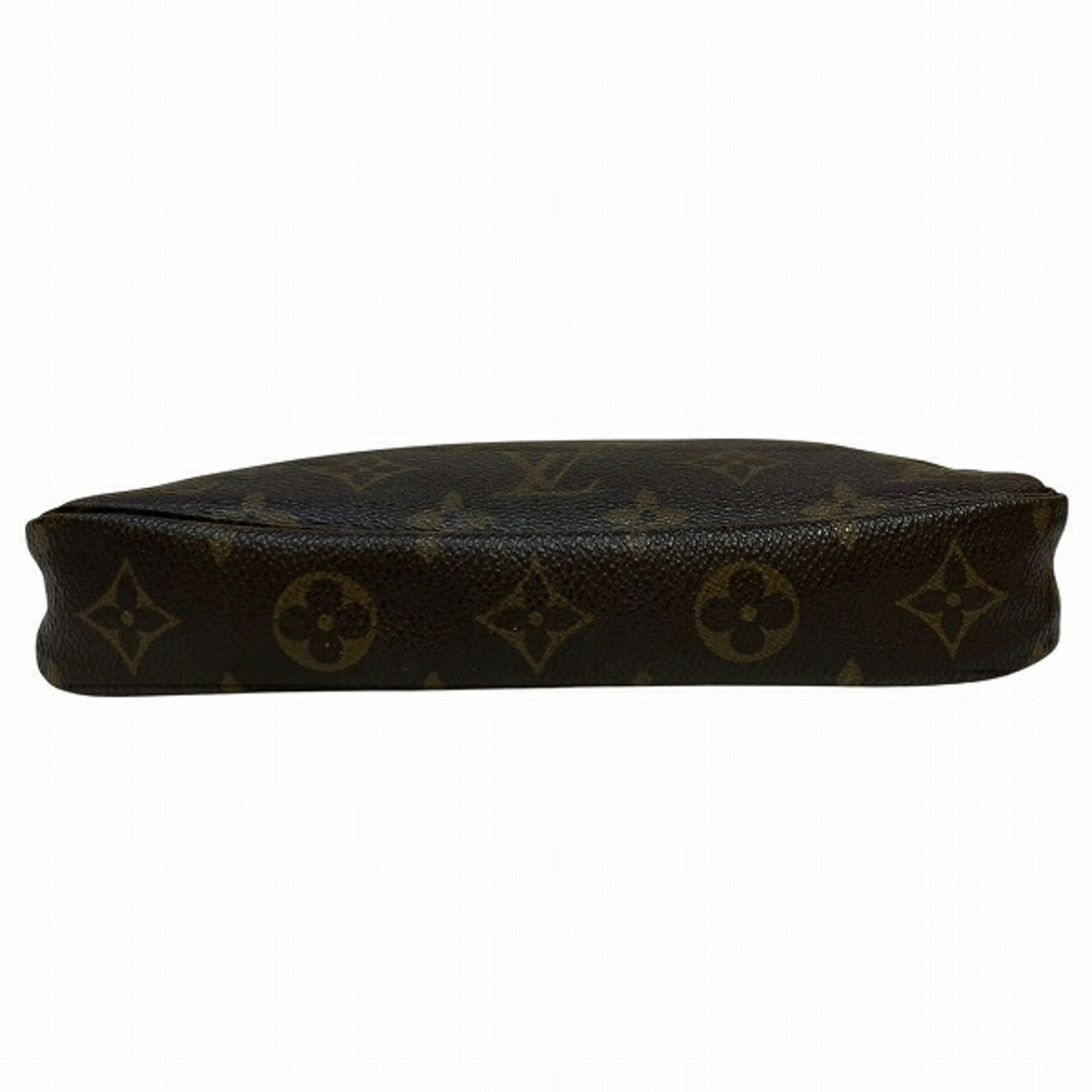 Louis Vuitton Pochette Accessoire, Brown, Canvas, clutch