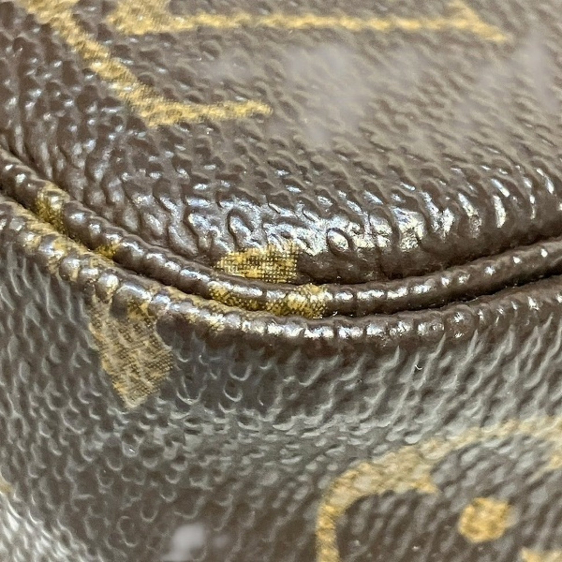 Louis Vuitton Pochette Accessoire, Brown, Canvas, clutch