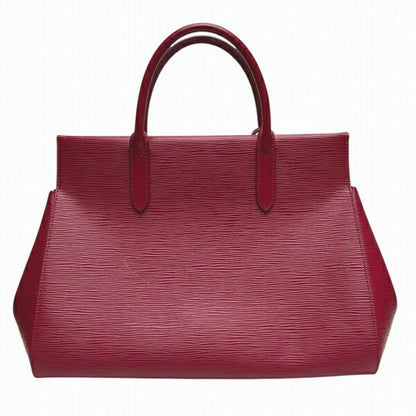 Louis Vuitton Marly, Burgundy, Leather, handbag