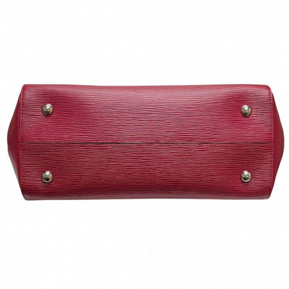 Louis Vuitton Marly, Burgundy, Leather, handbag