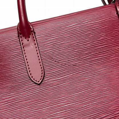 Louis Vuitton Marly, Burgundy, Leather, handbag