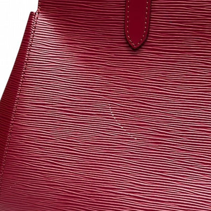 Louis Vuitton Marly, Burgundy, Leather, handbag