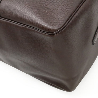 Louis Vuitton Kendall Handbag Taiga Leather, BROWN, LEATHER, Travel bag