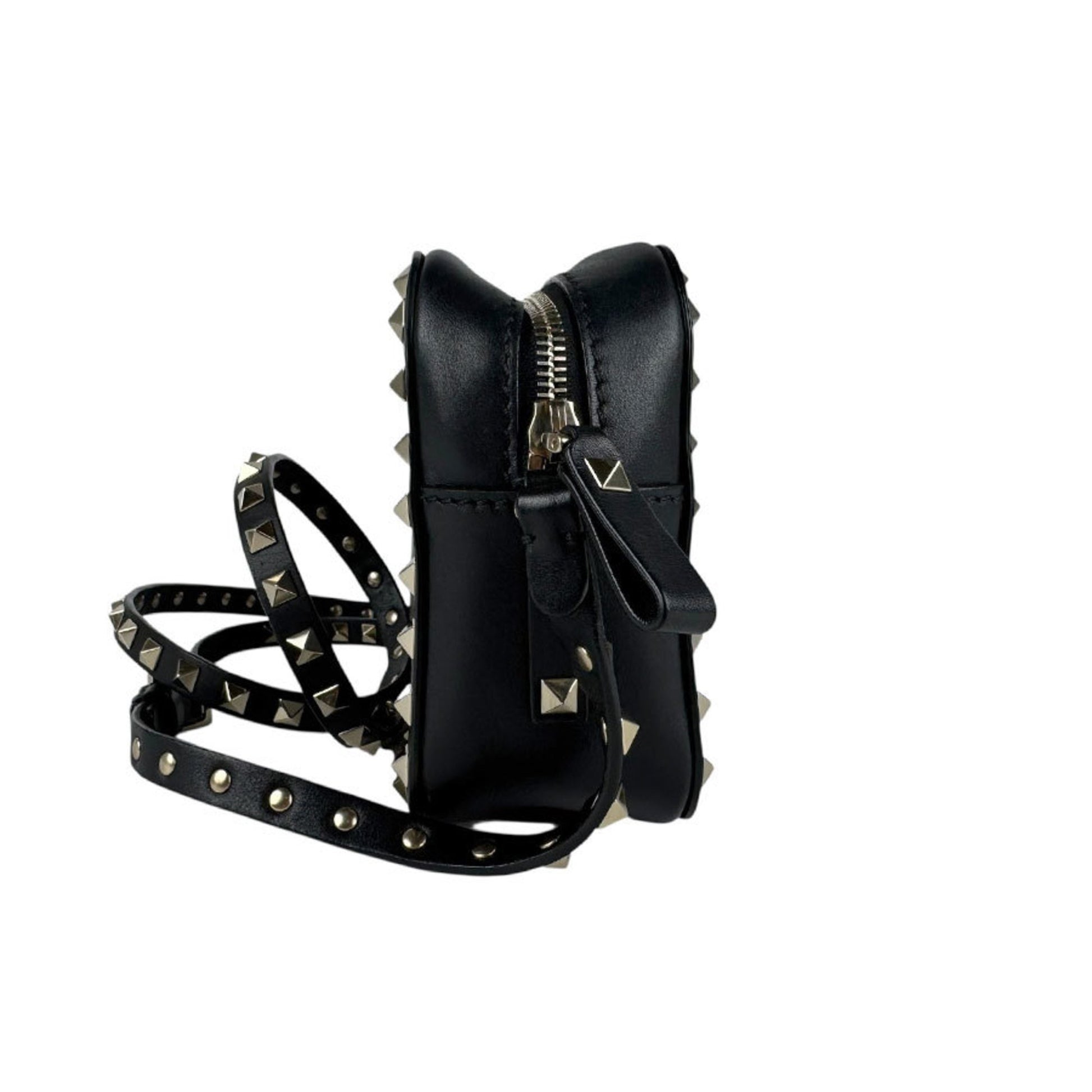 Valentino Garavani Rockstud, Black, Leather, shoulder