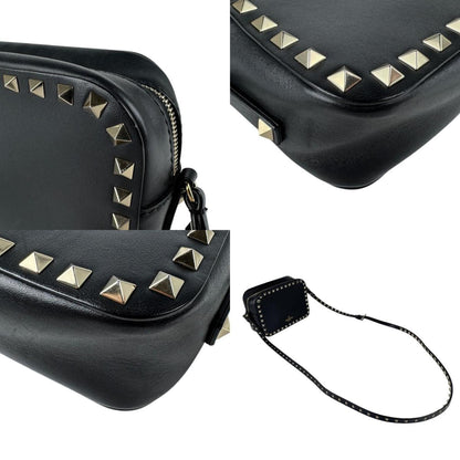 Valentino Garavani Rockstud, Black, Leather, shoulder
