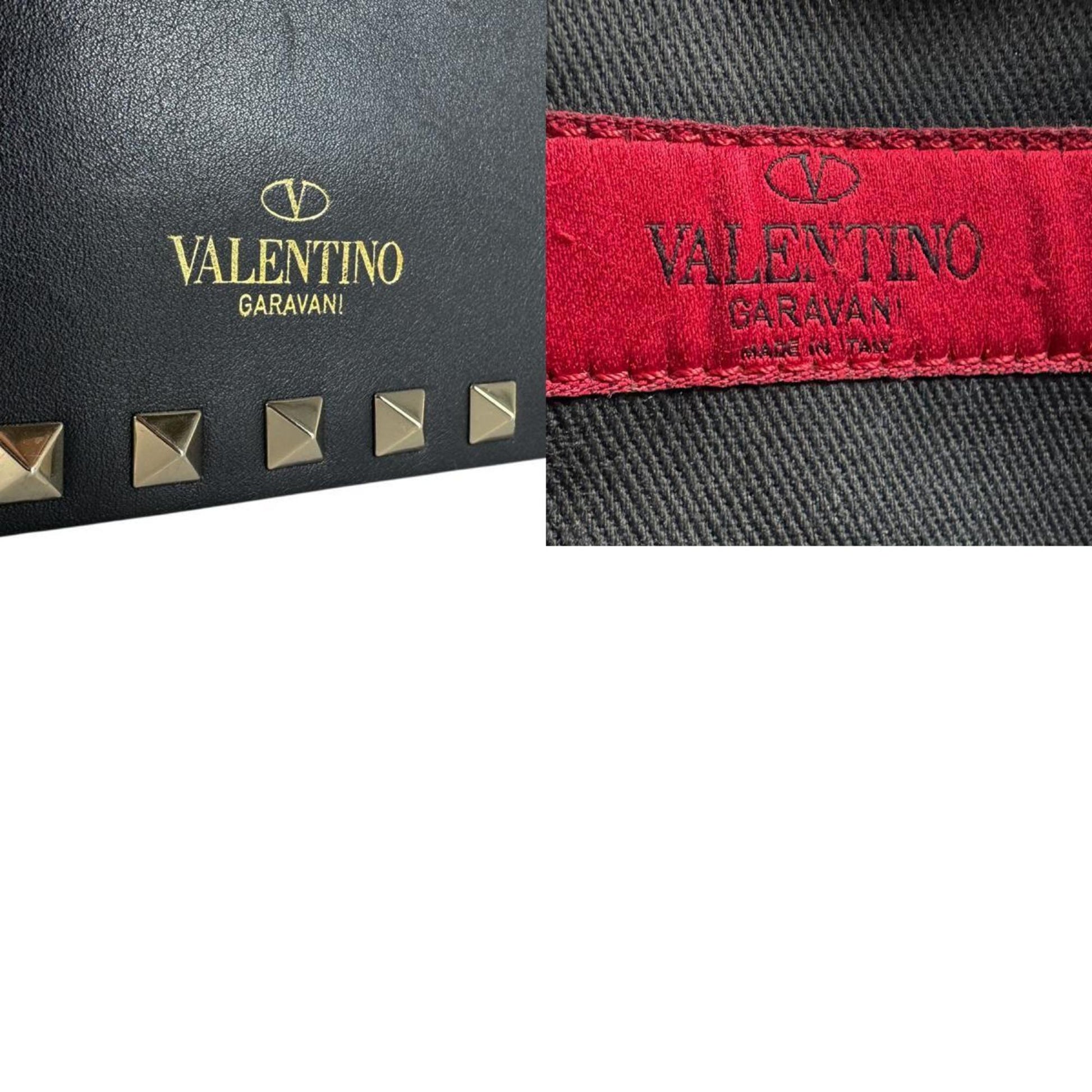 Valentino Garavani Rockstud, Black, Leather, shoulder